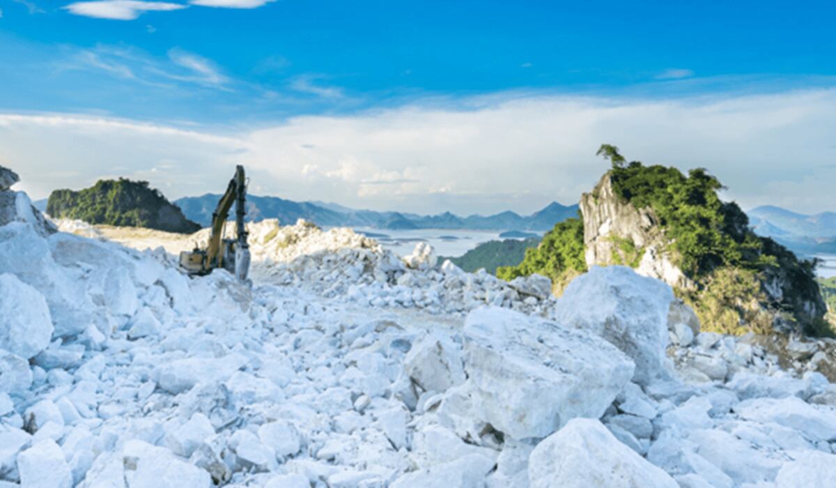 Green PVC factory owns large limestone quarries