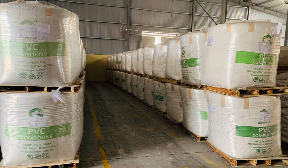 Packaging in PVC factory