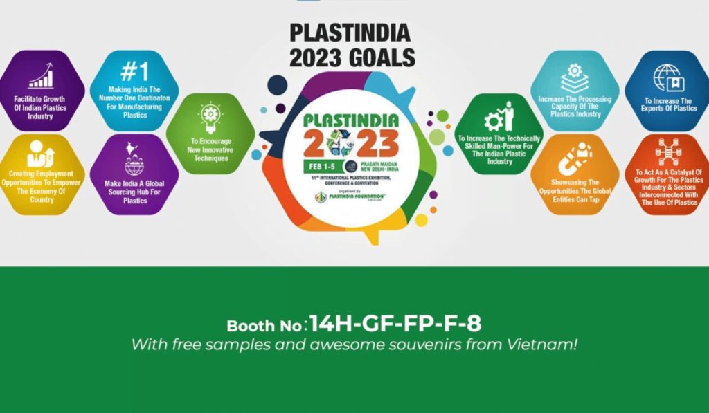 Get 100 USD off your first purchase of our amazing filler masterbatch at PlastIndia 2023